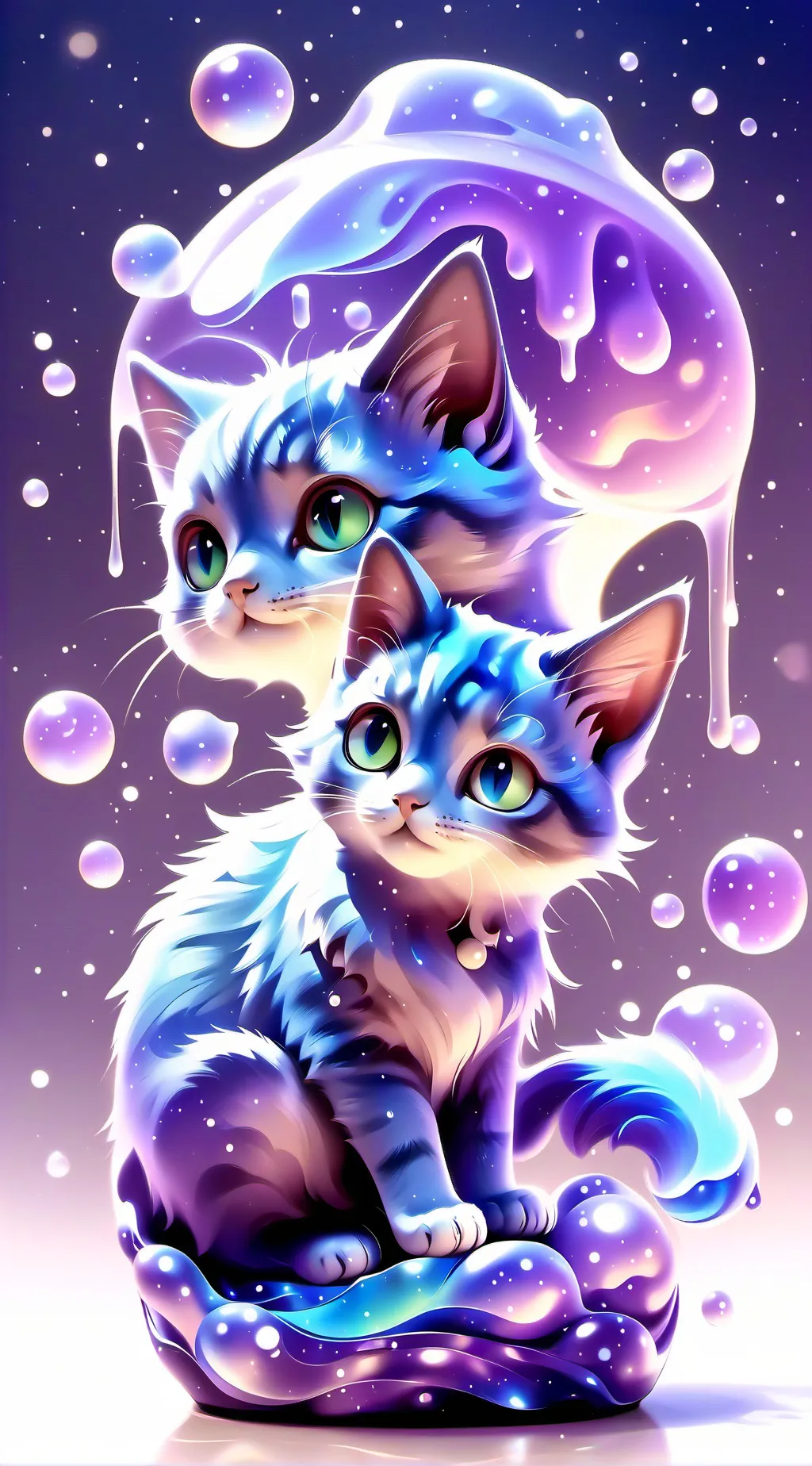 ai character: Seebee and Leenee background