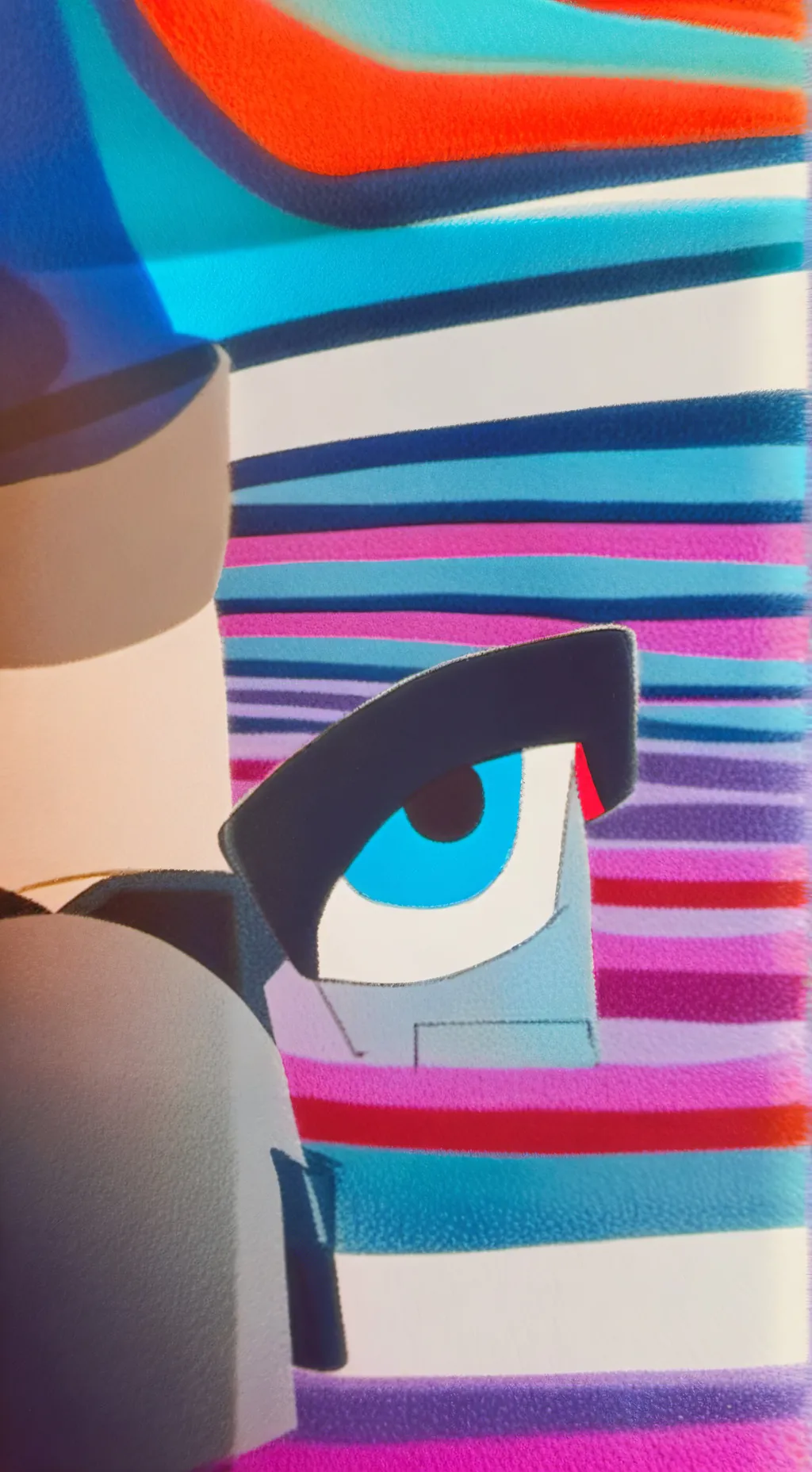 ai character: Amy x Shadow background