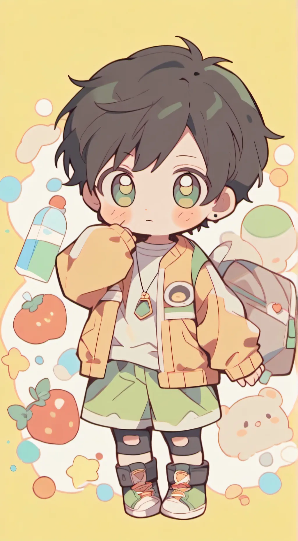 ai character: Mha Baby! background