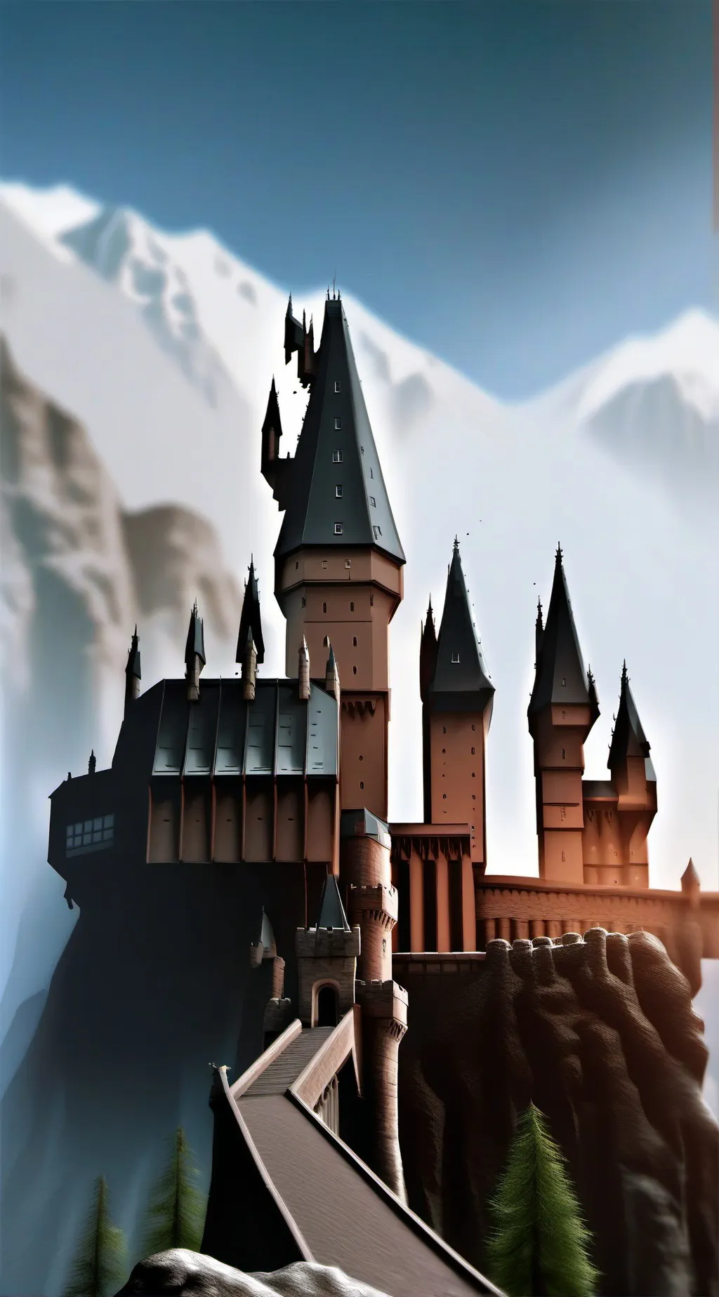 ai character: Hogwarts Sleepover background