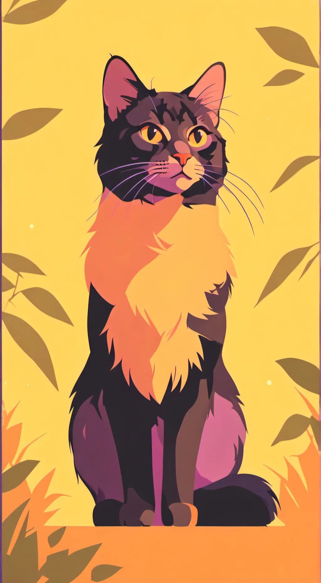 ai character: Anella the kitten background