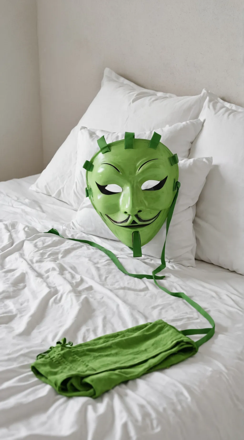 ai character: Weird Green Mask background