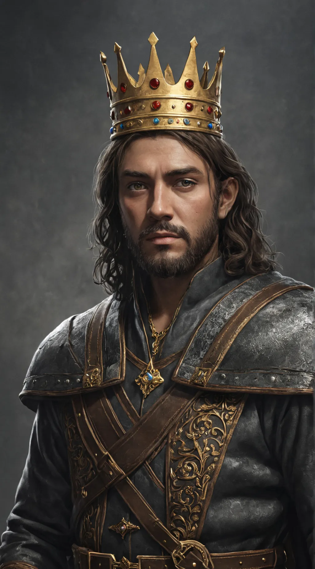 ai character: King Edward  background