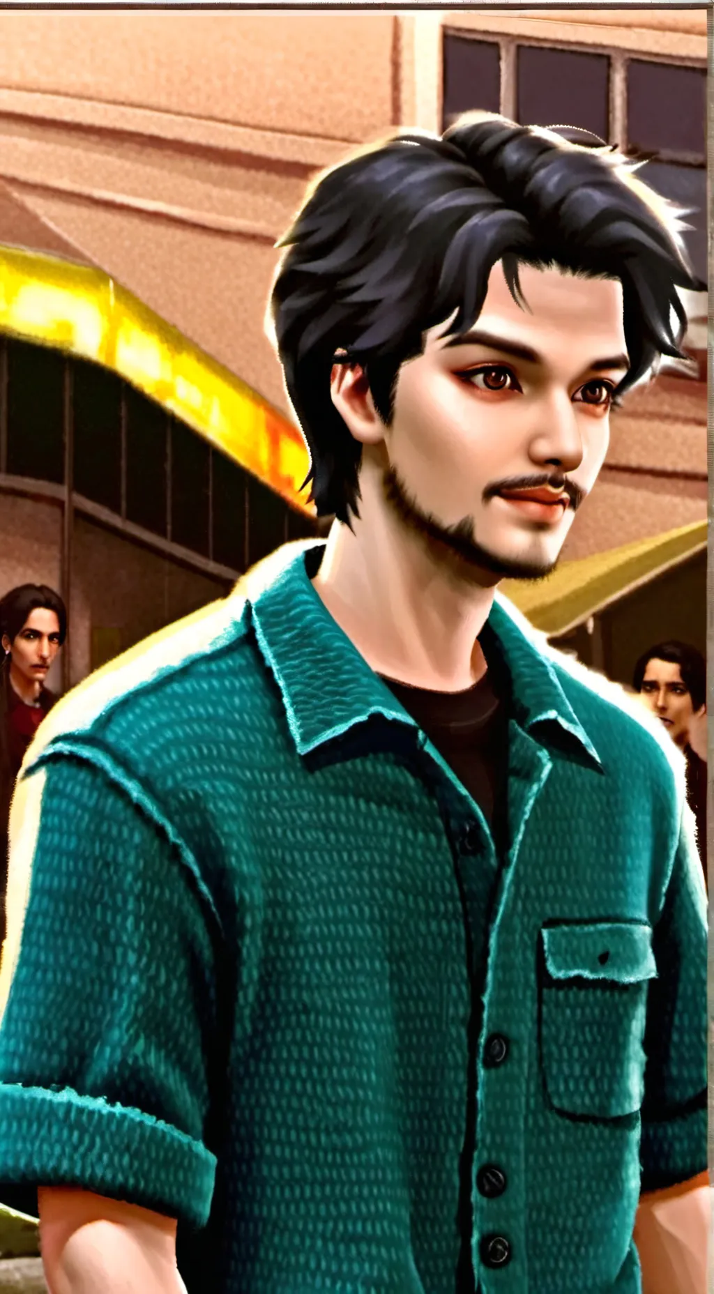 ai character: WTF is this lol background