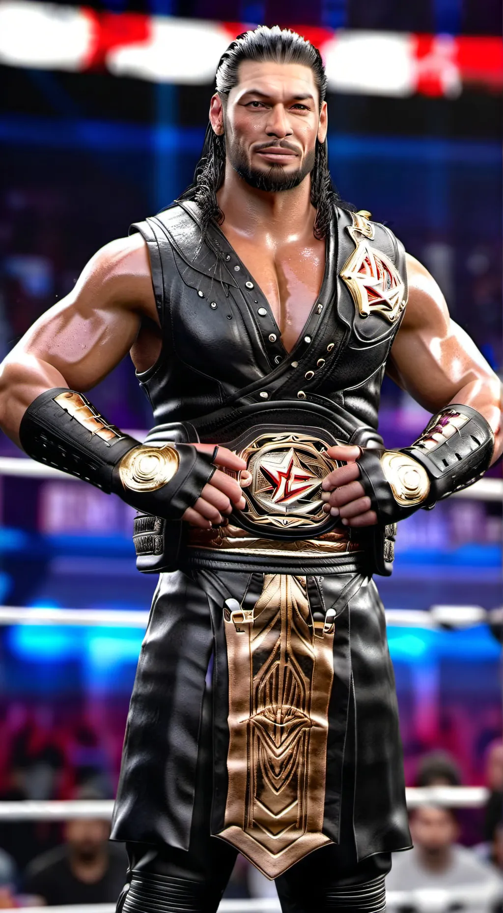 ai character: Roman Reigns  background