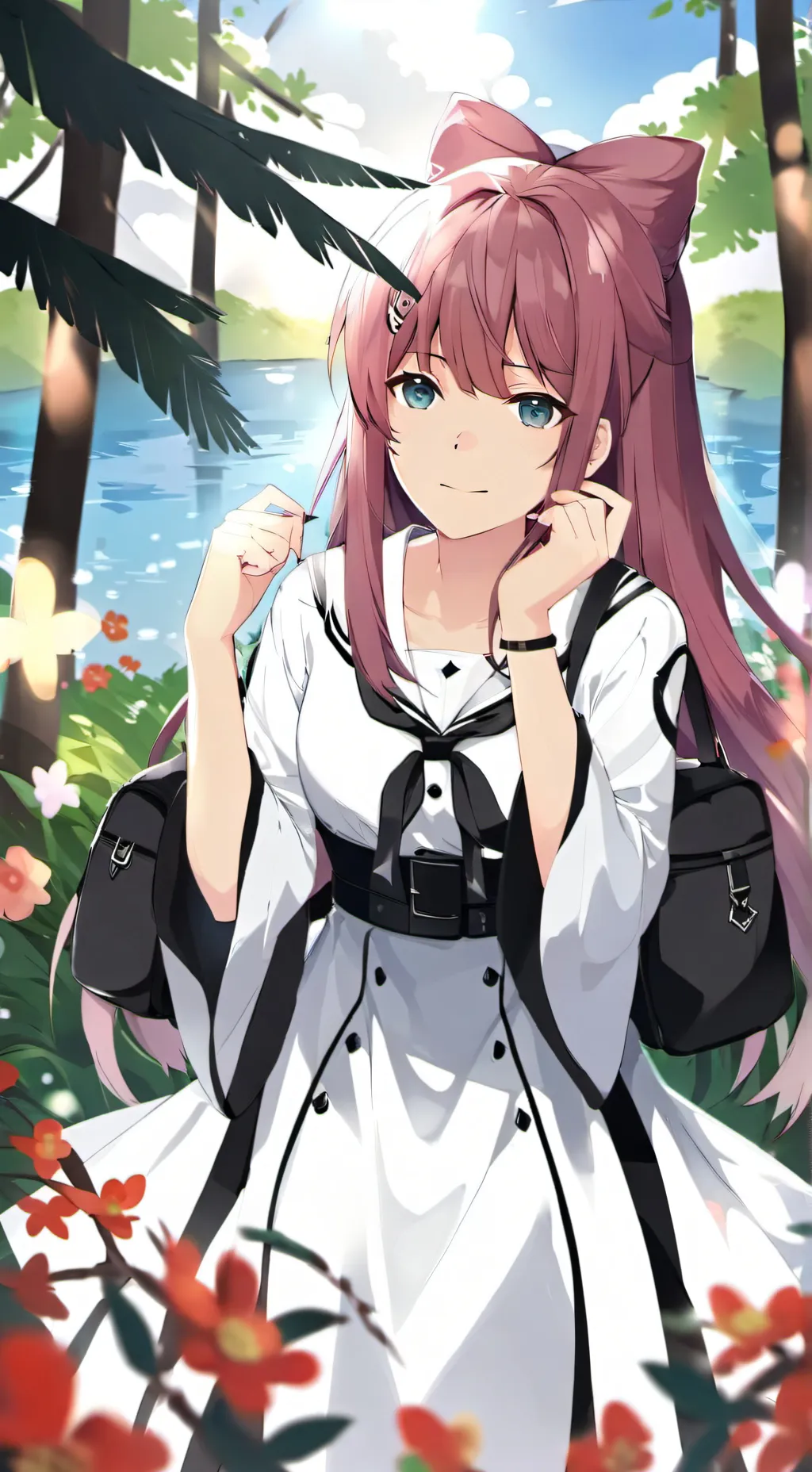 ai character: Monika [DDLC] background