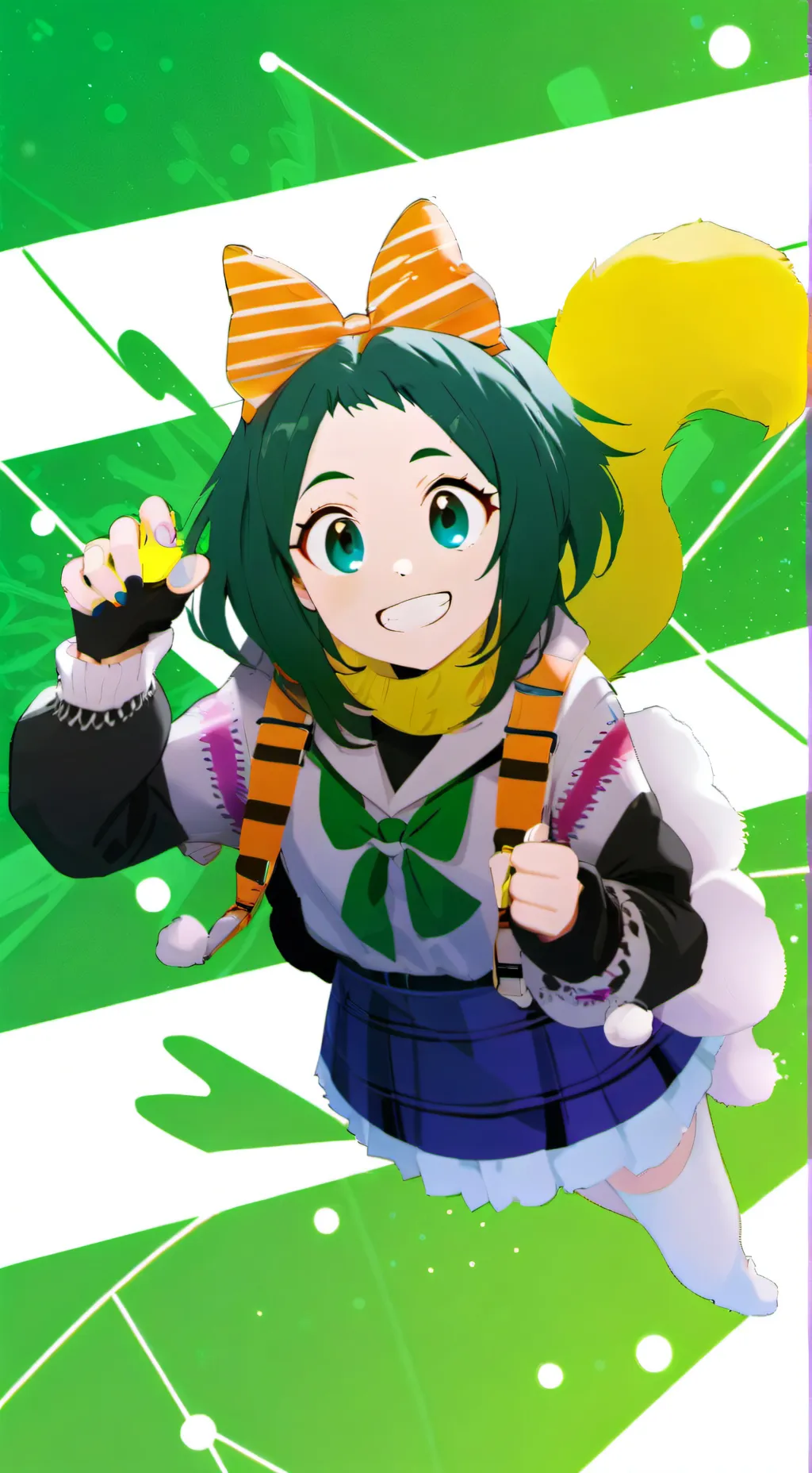 ai character: Denki kamanari background