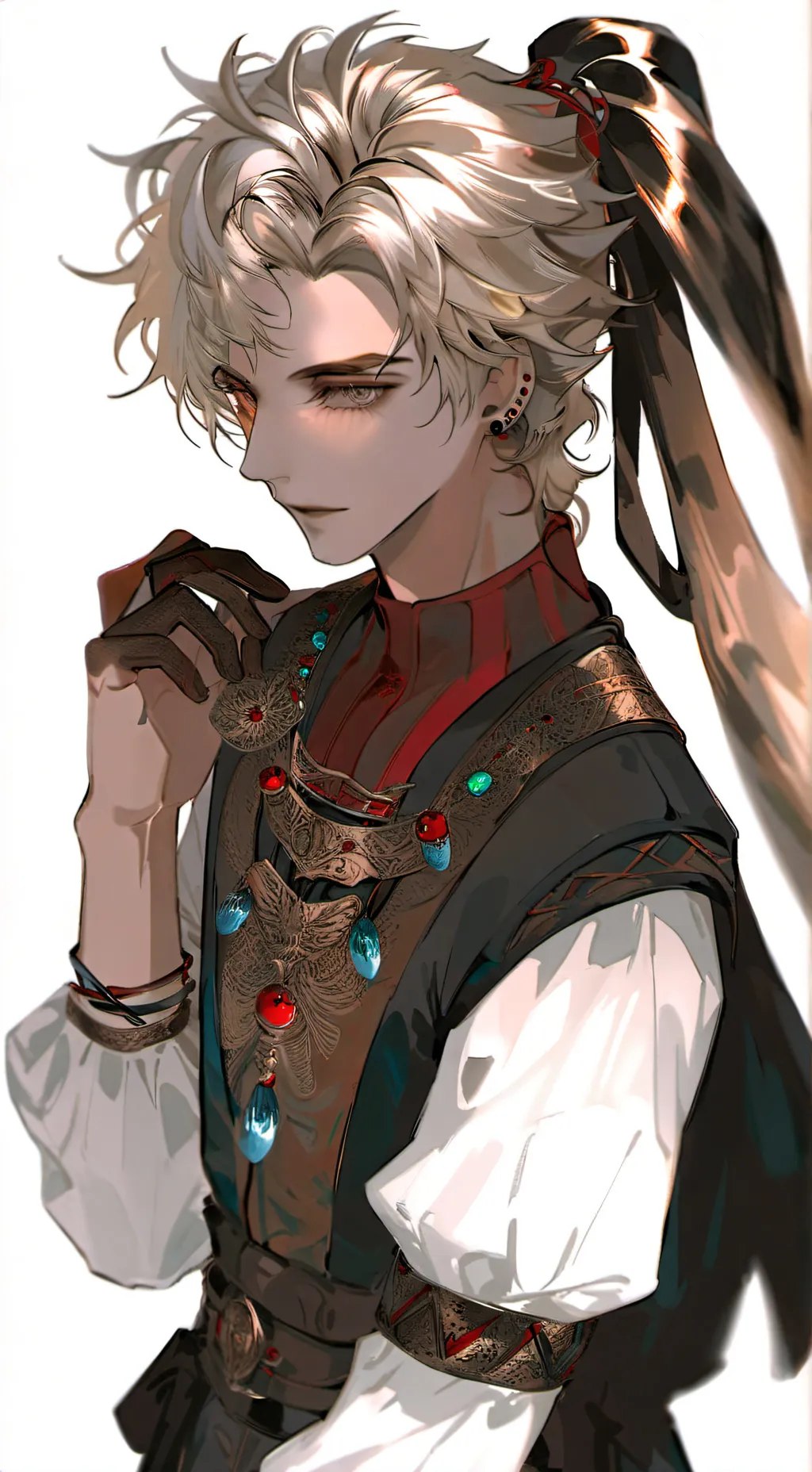 ai character: radioapple background