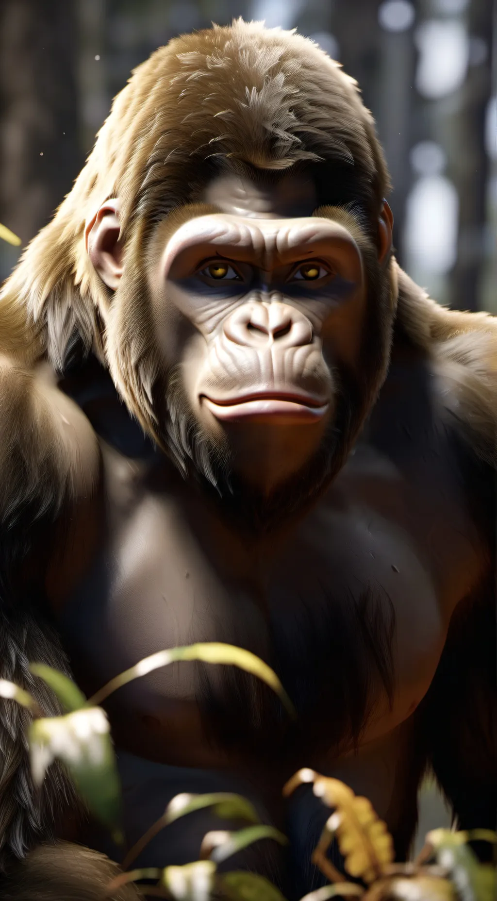 ai character: Gorilla tag background