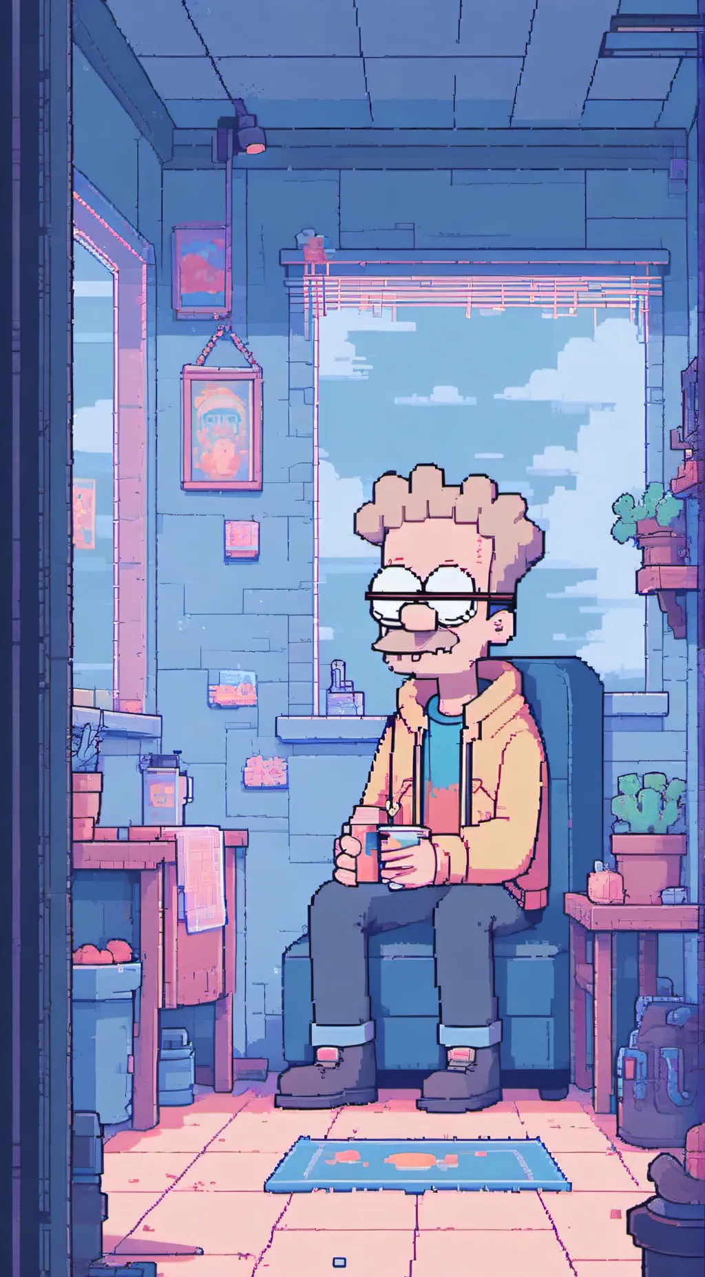ai character: 👳‍♂️Vovô background