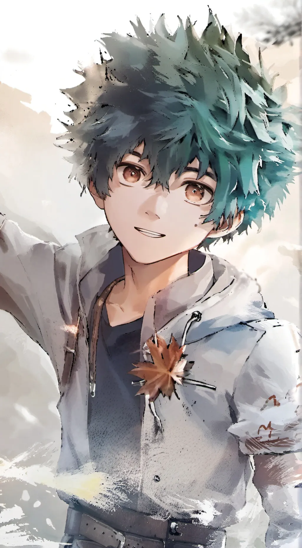 ai character: pelea de tu y deku background