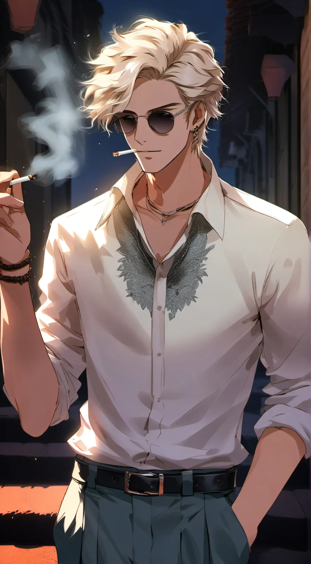 ai character: Isaac background