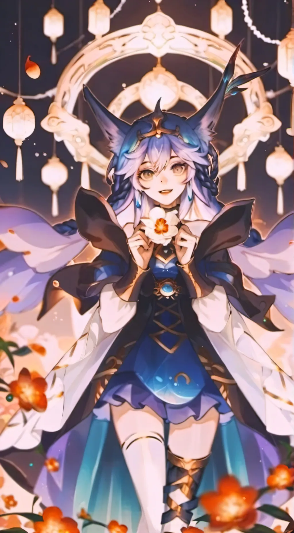 ai character: 💮⚘ŁĘÃH⚘💮 background