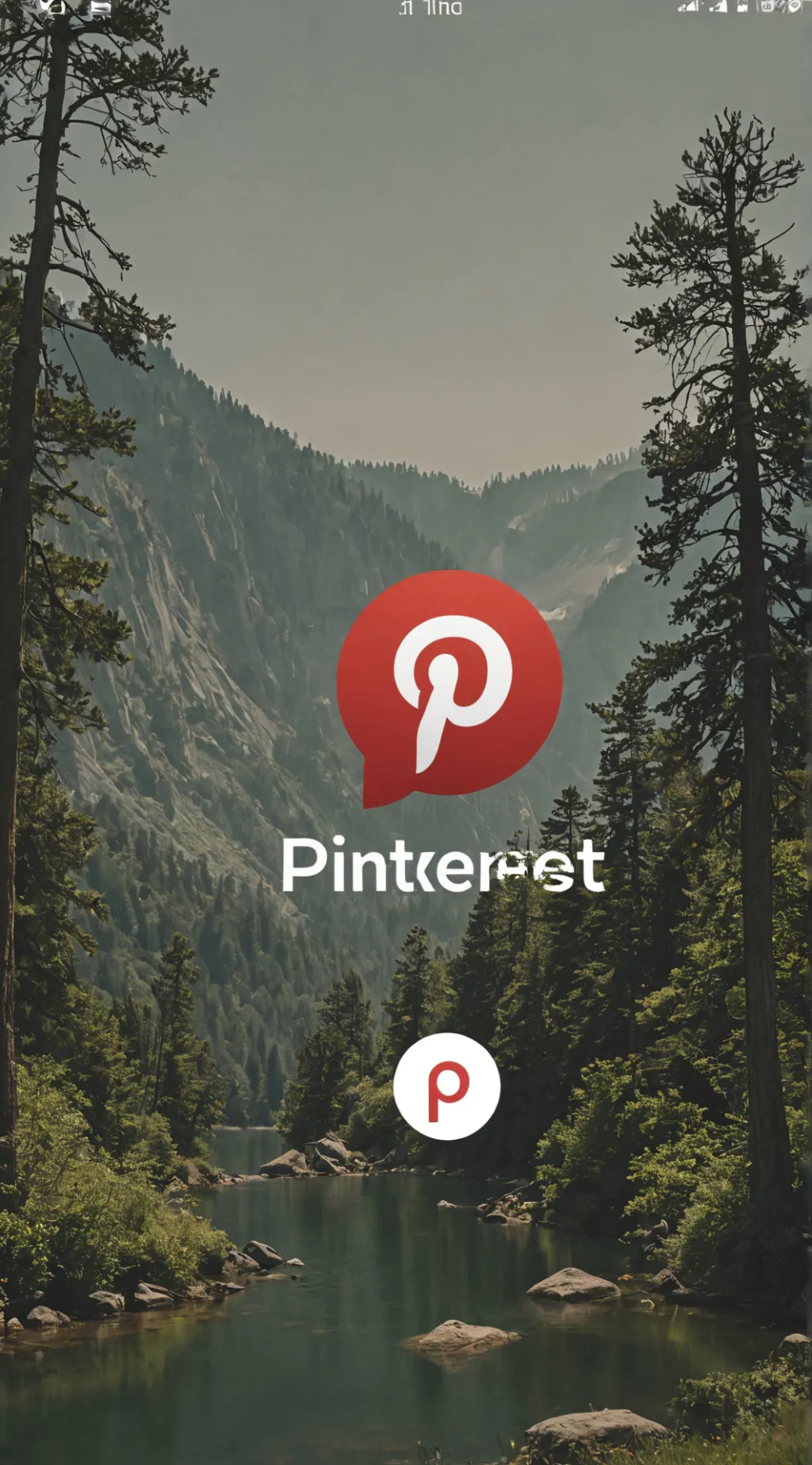 ai character: Pinterest App  background