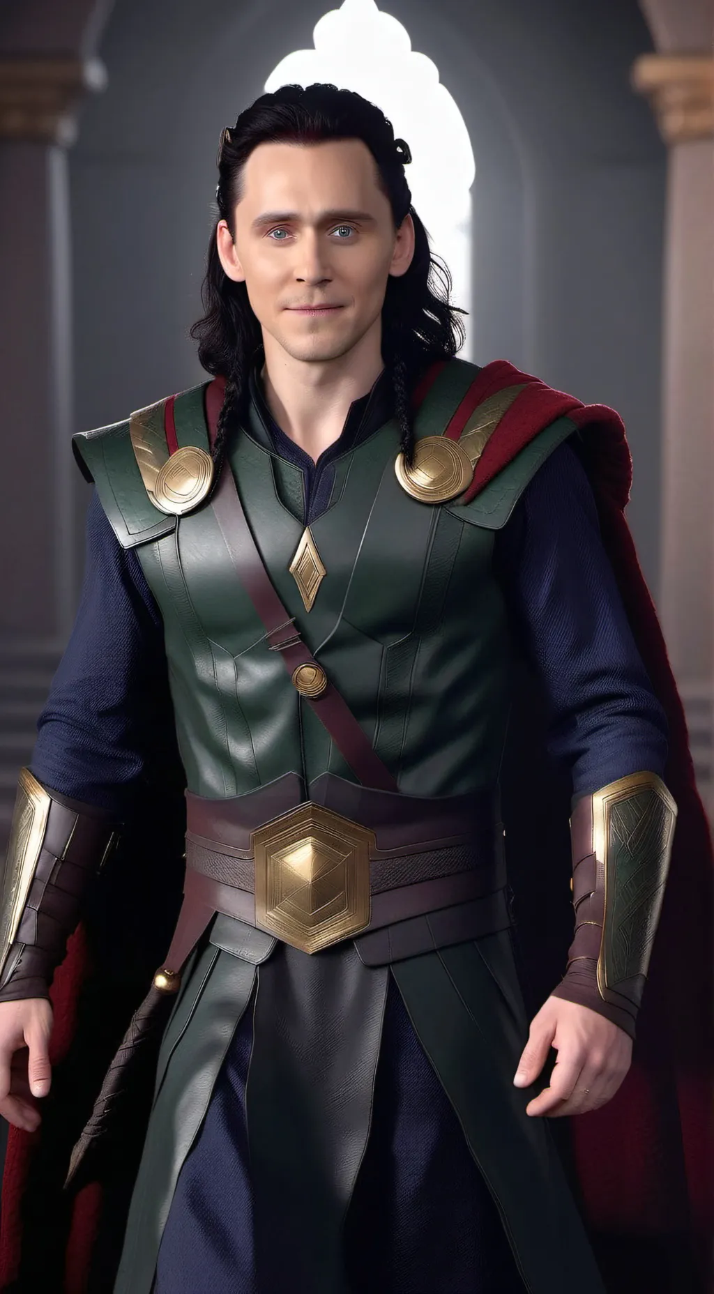 ai character: Loki Odinson background