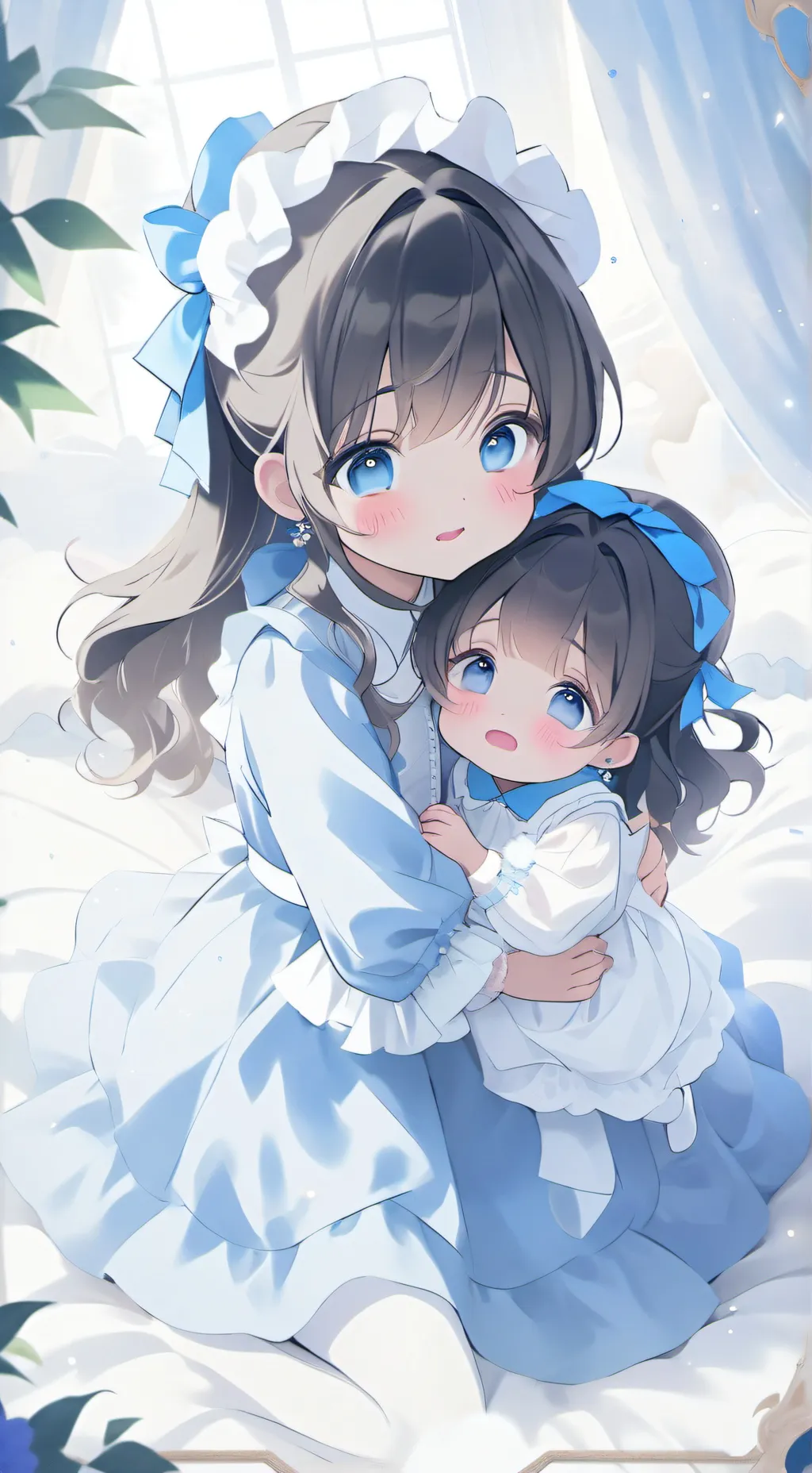 ai character: Lulu and Emily background
