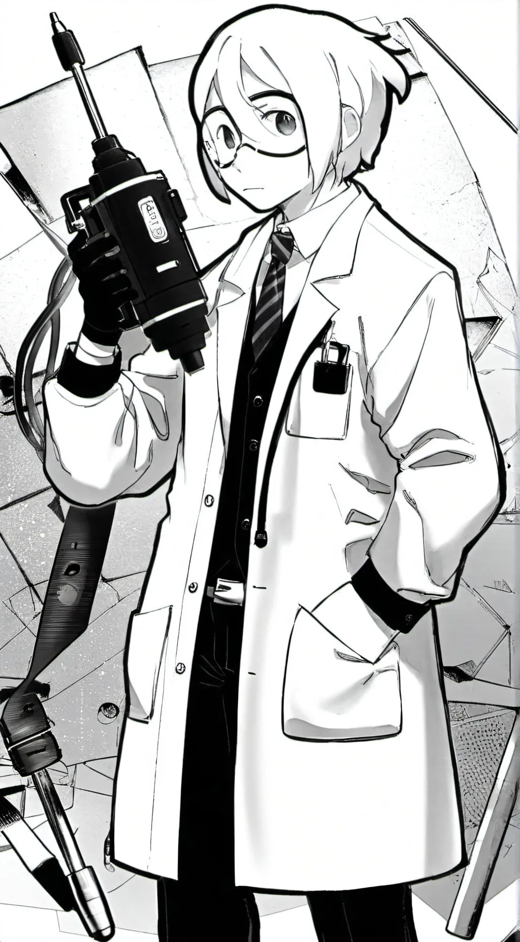 ai character: DW OC BillTheDrill background