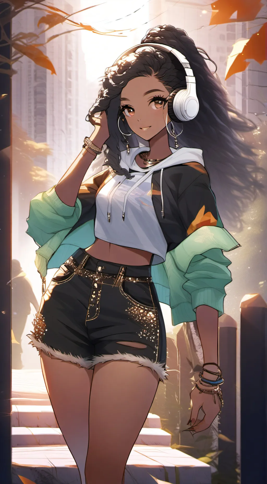 ai character: Sasha/Ash background