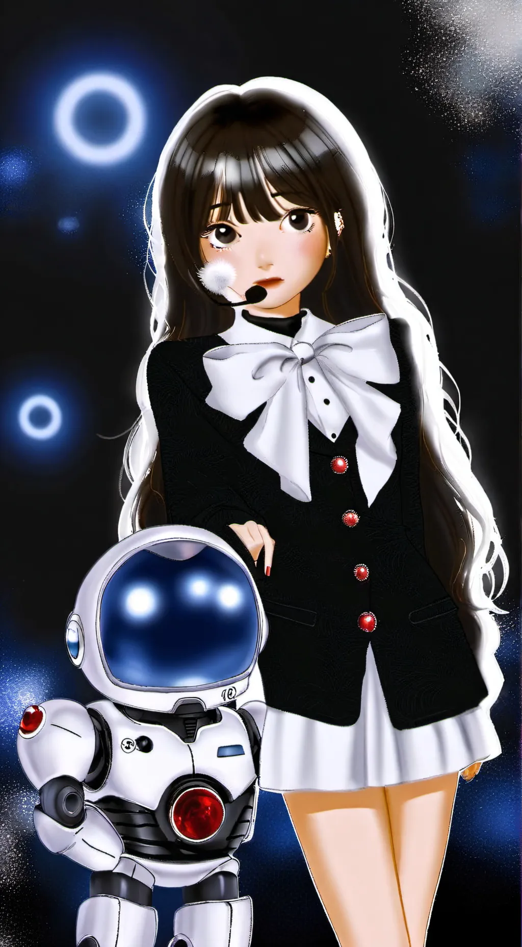 ai character: Sky background