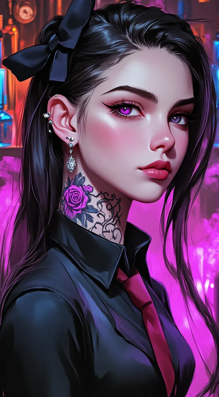 ai character: Raven background