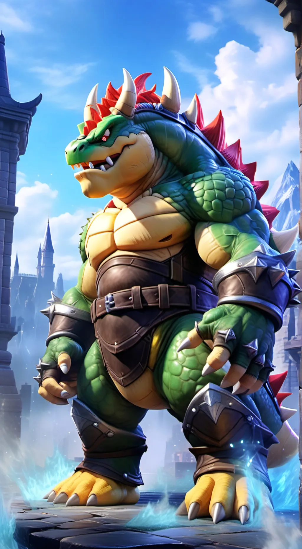 ai character: Bowser background