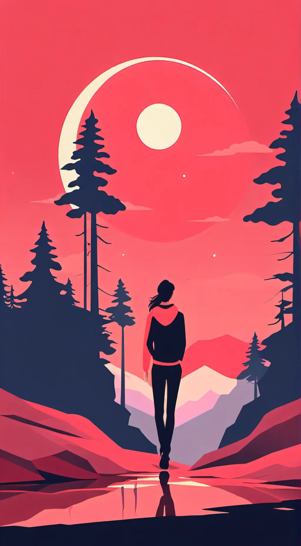 ai character: Safe place background