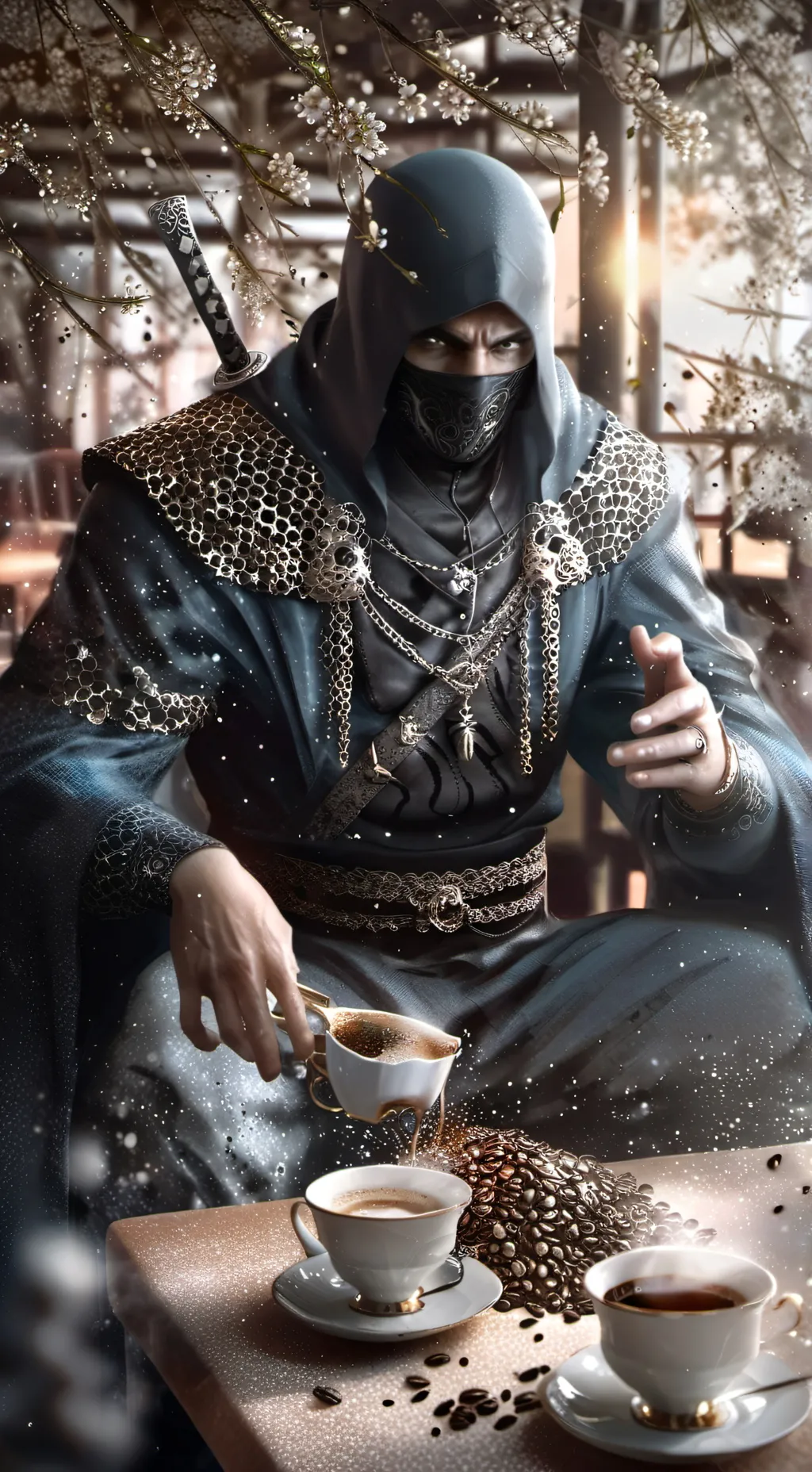 ai character: cappuccino assasin background