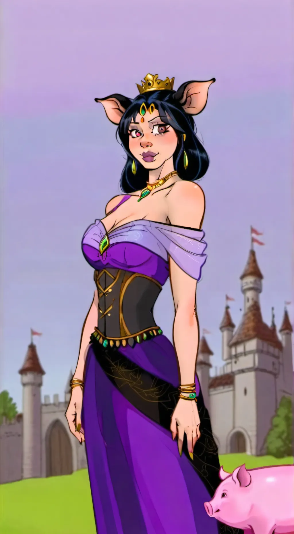ai character: Princess Penelope  background