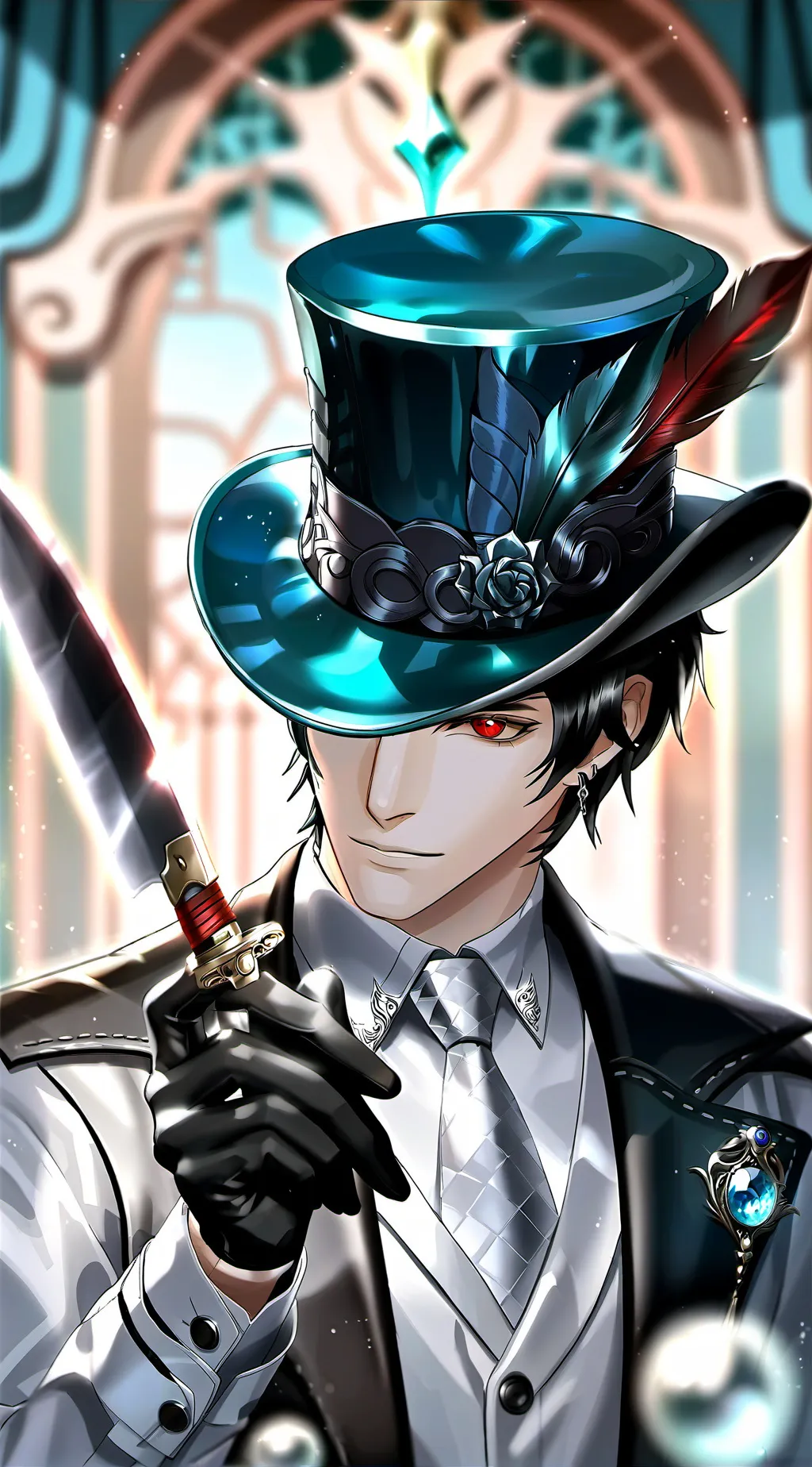 ai character: Black Sprunki background
