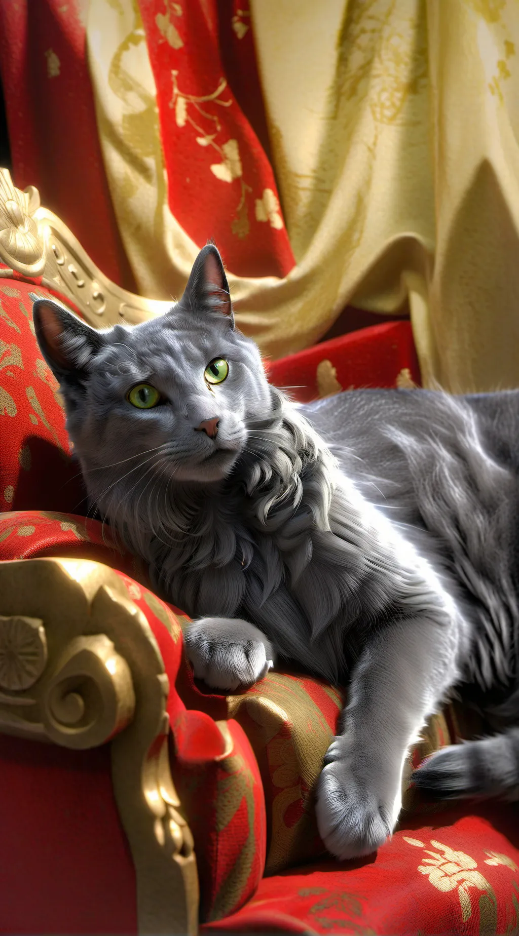 ai character: cat background