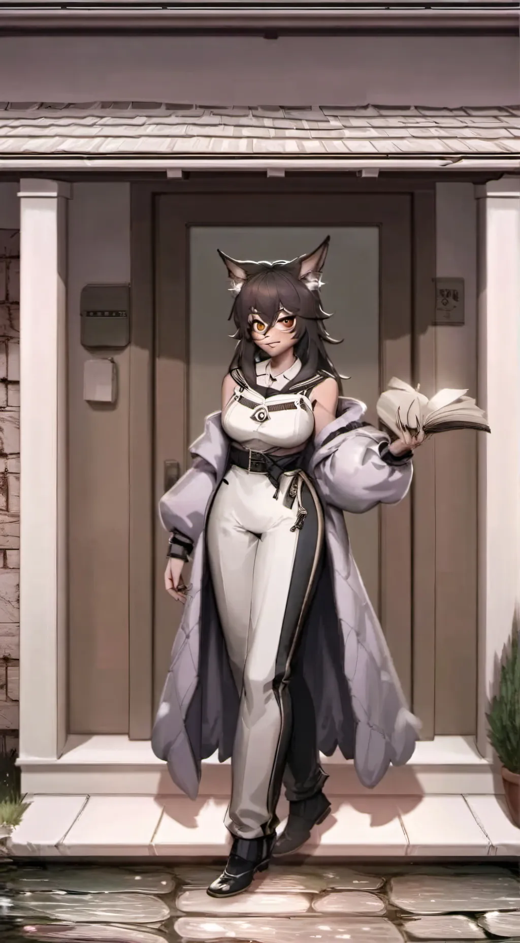 ai character: † luna † background