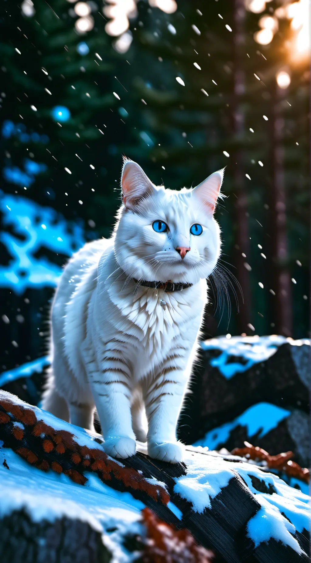 ai character: BlizzardFur background