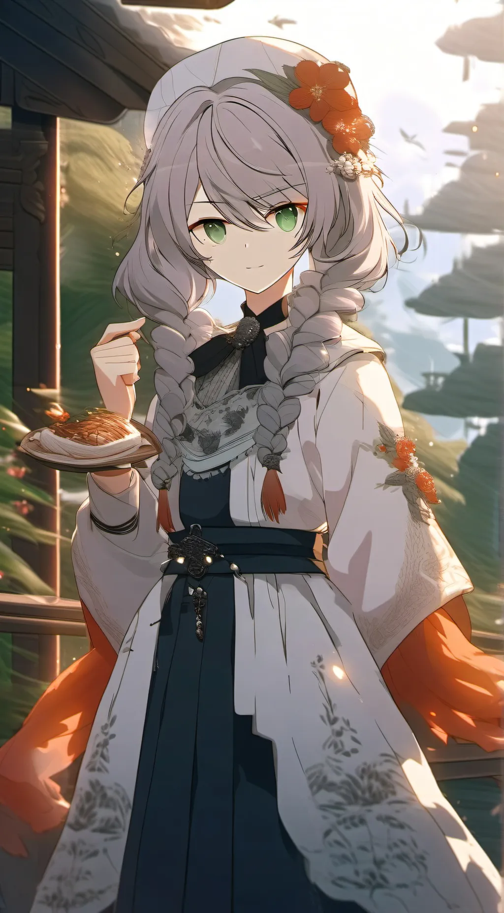 ai character: EMPTY SEKAI MIKU background