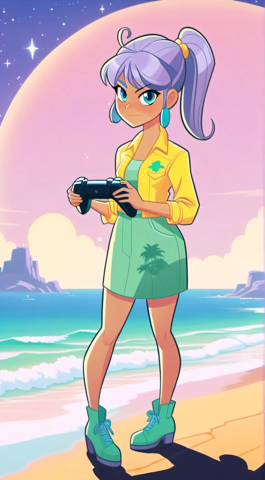 ai character: Sarlight Sega background