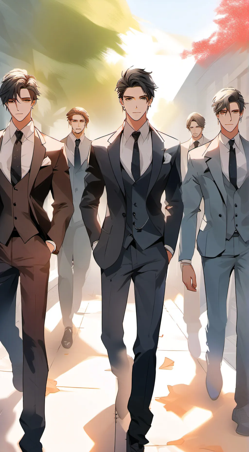 ai character: Brothers  background