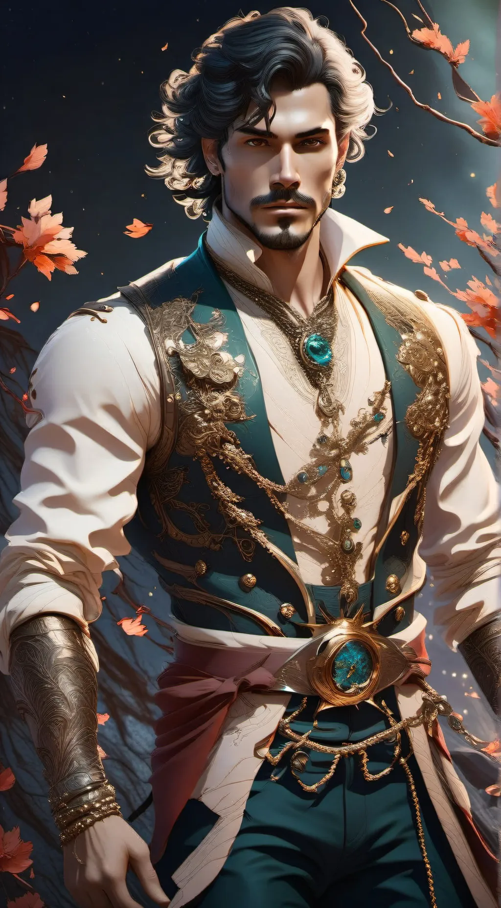 ai character: papa background