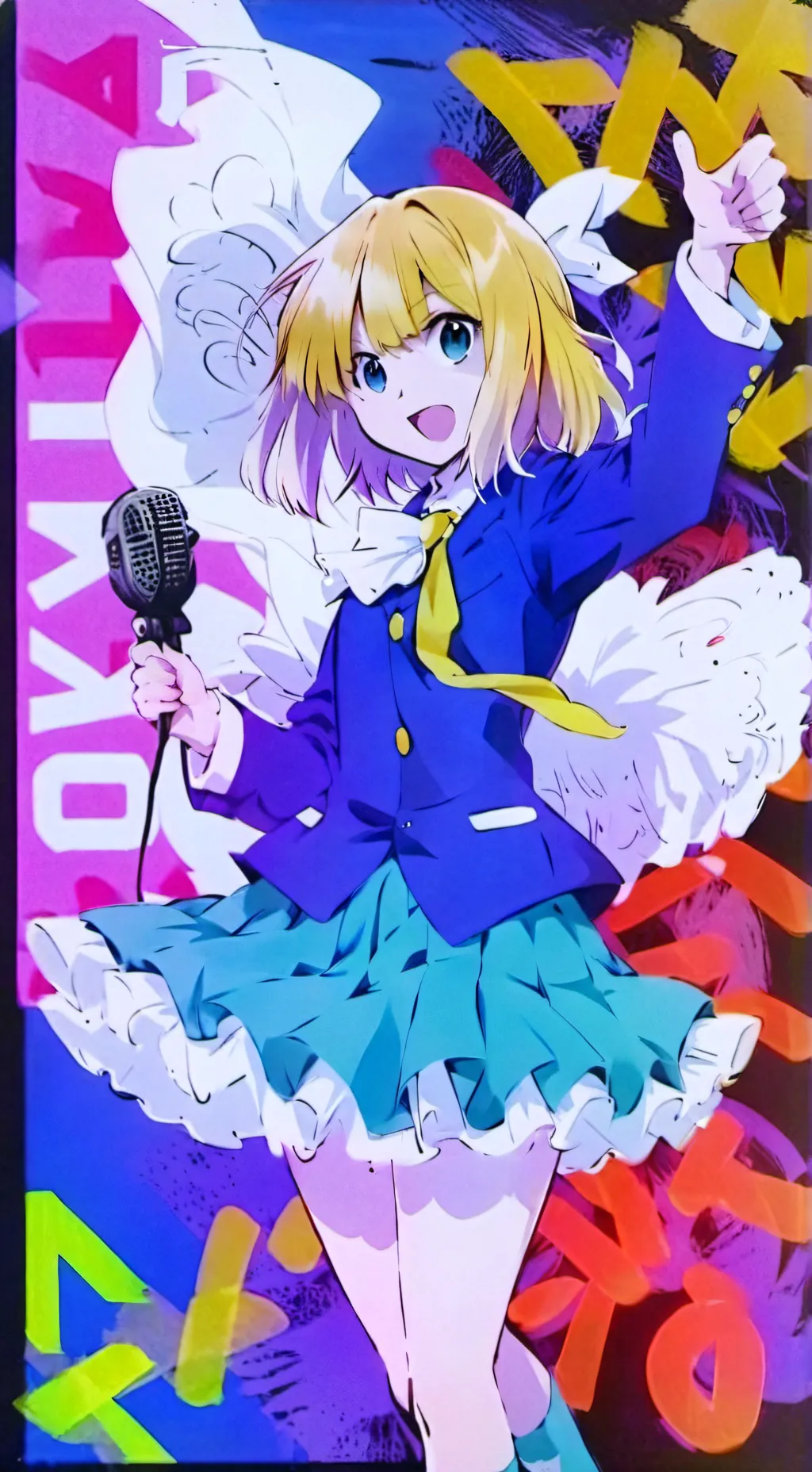 ai character: oshi no ko background