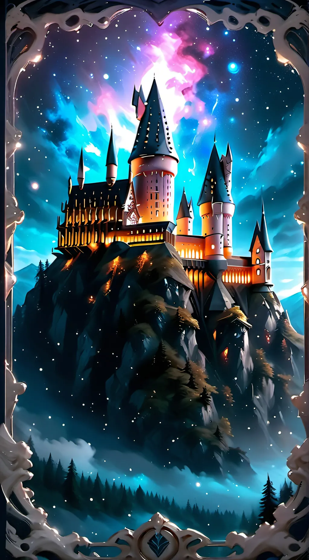 ai character: Hogwarts you start background