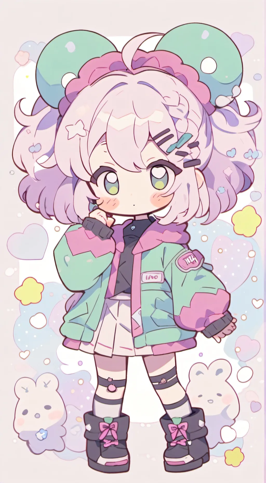 ai character: Mina’s lil sis background