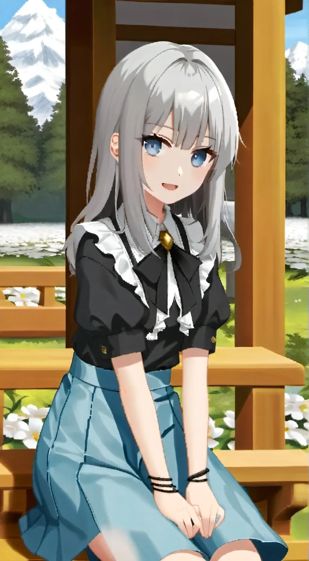 ai character: Cynthia  background
