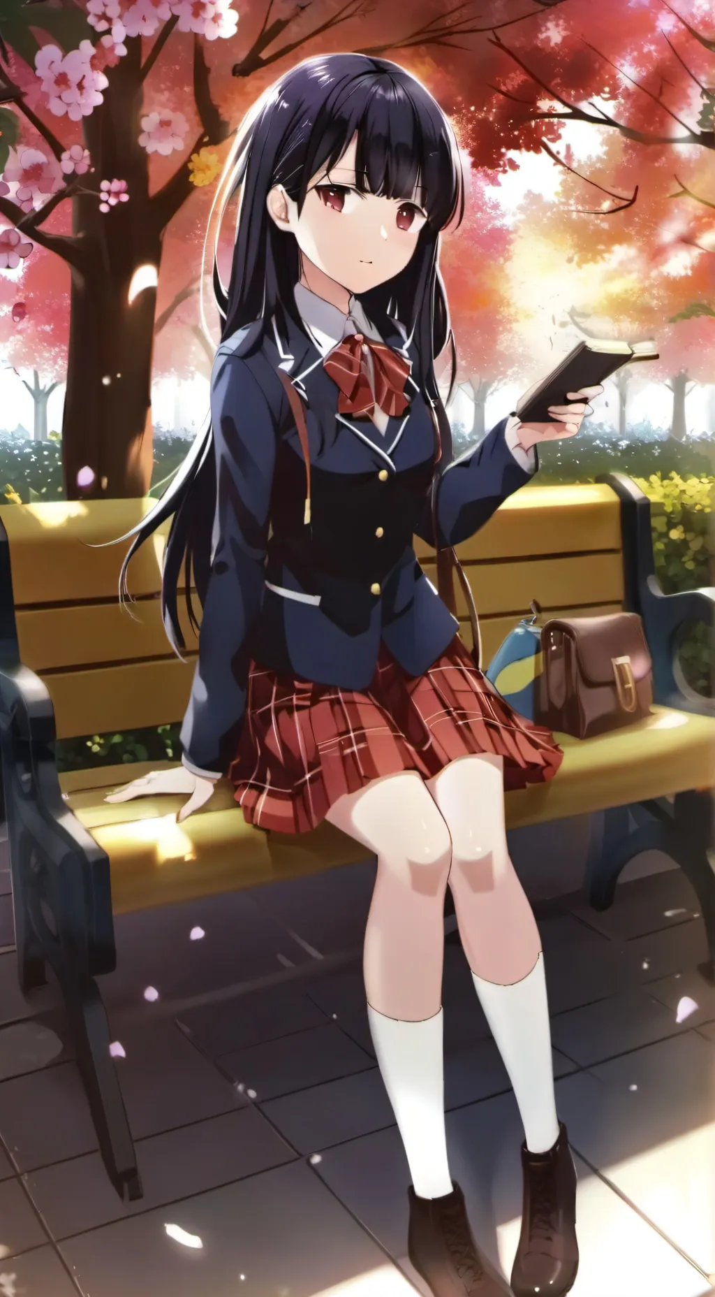 ai character: Komi background