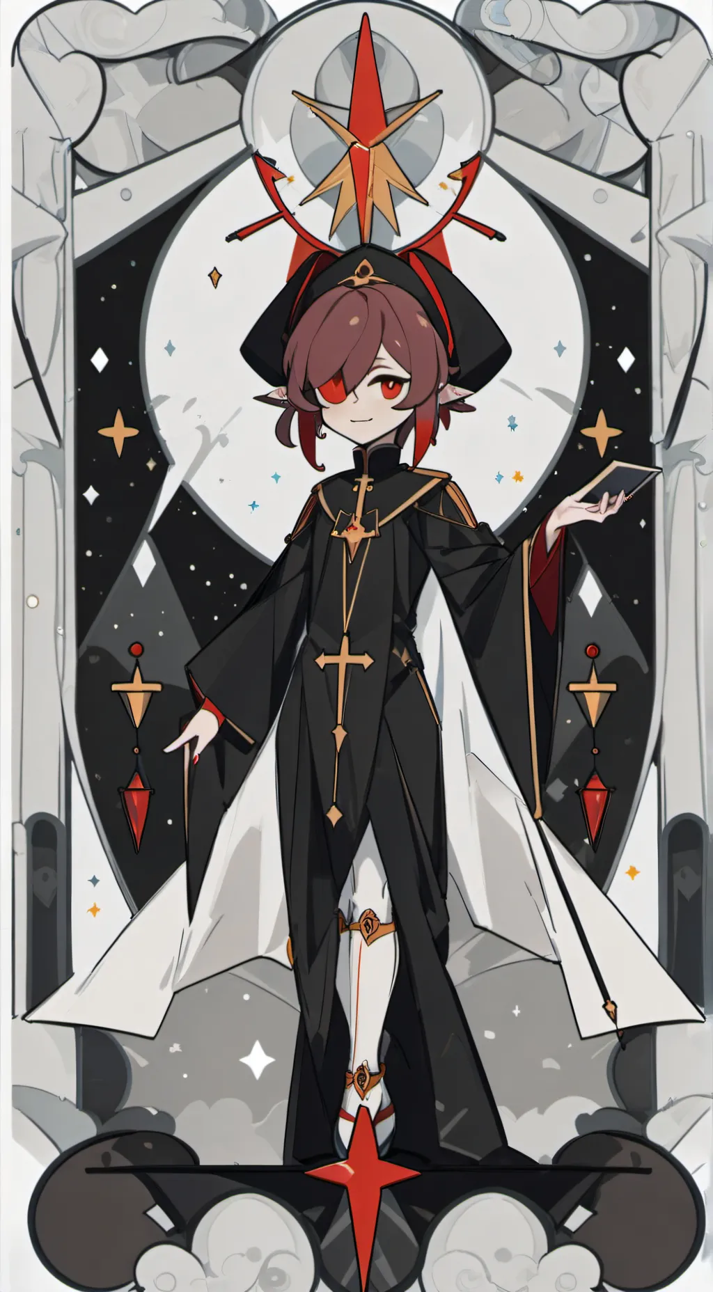 ai character: hh y helluva boos  background