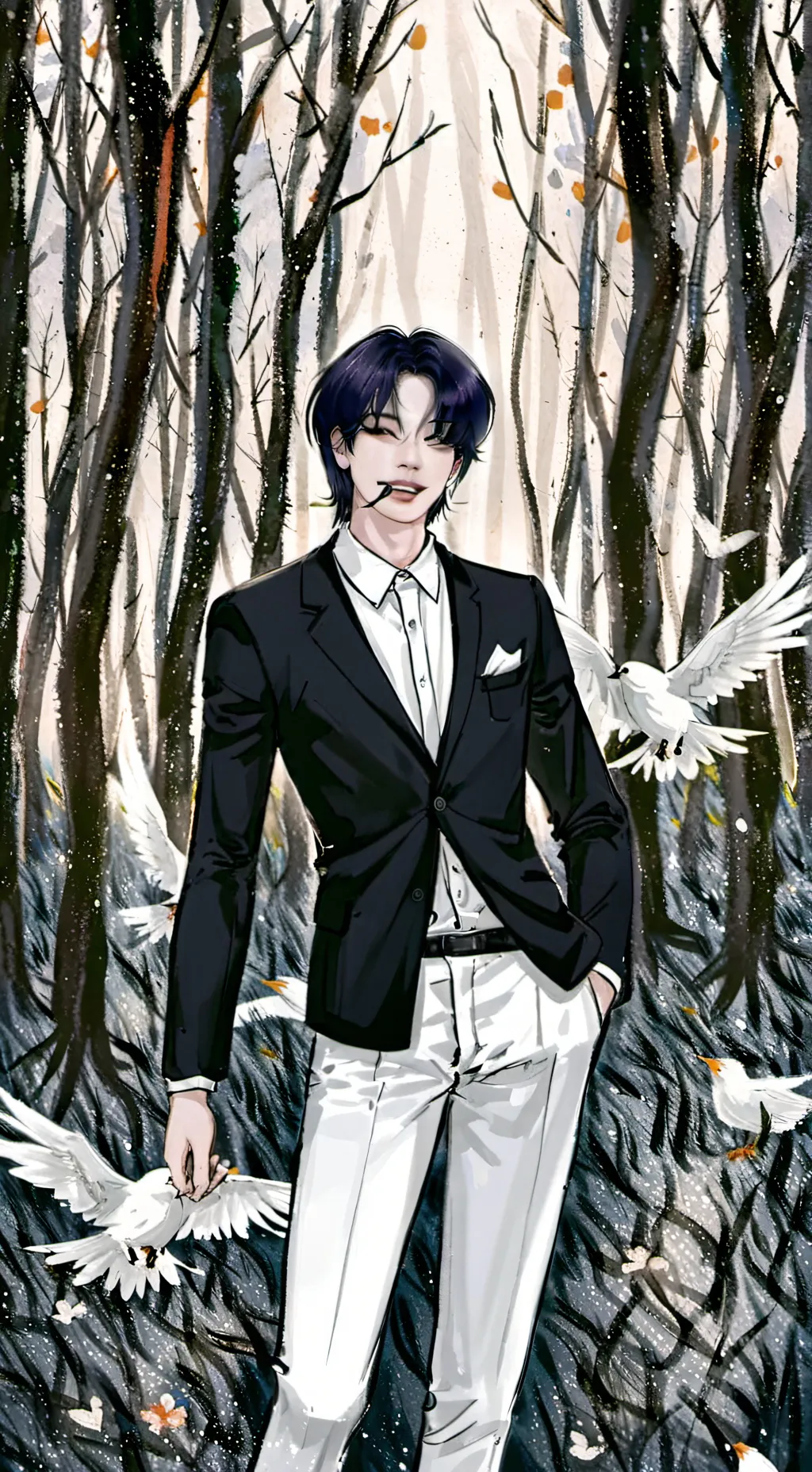 ai character: Felix Skz background