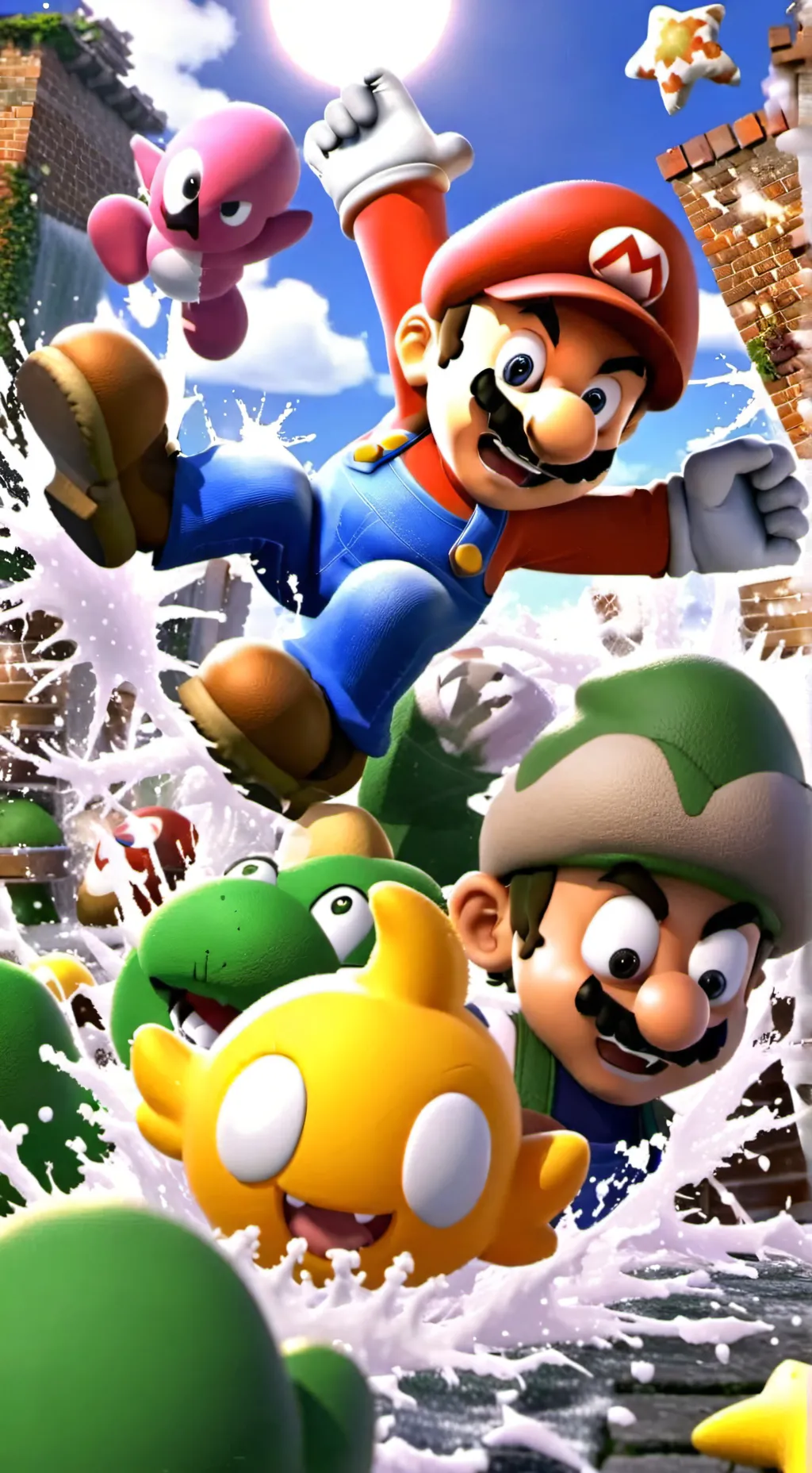 ai character: suuuuuuper mario background