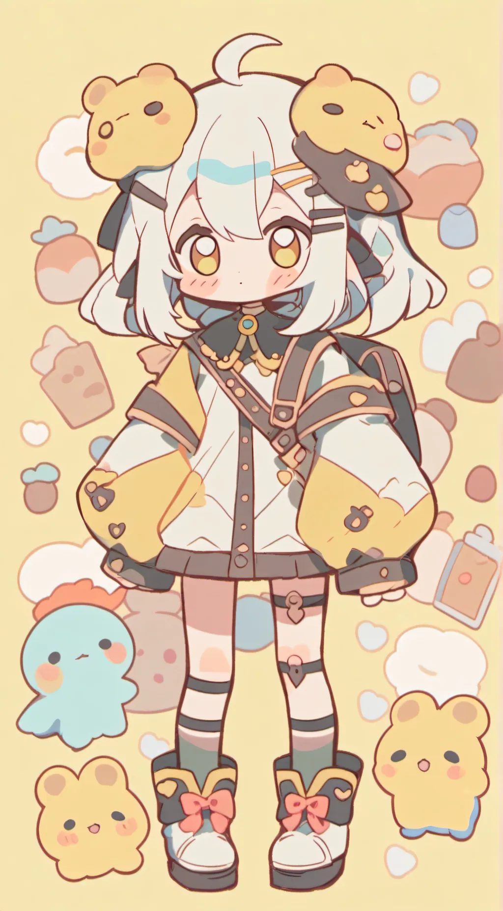 ai character: Pentellow  background