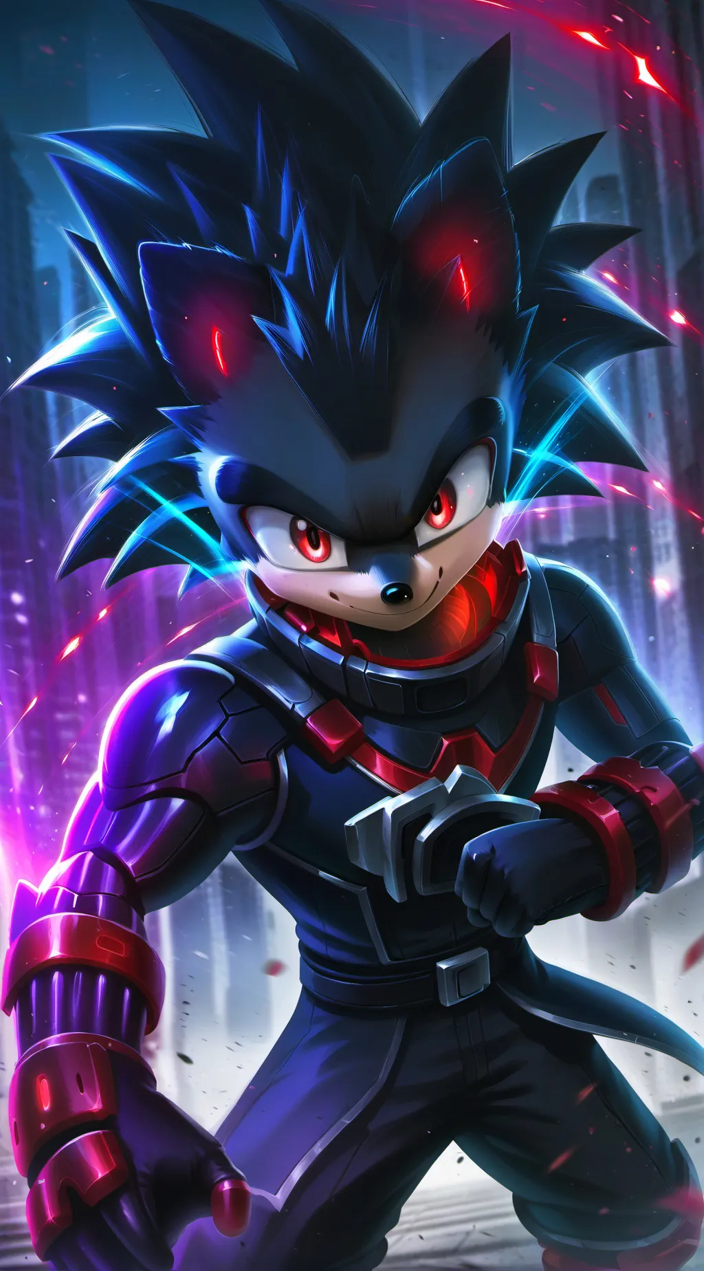 ai character: Shadow  background