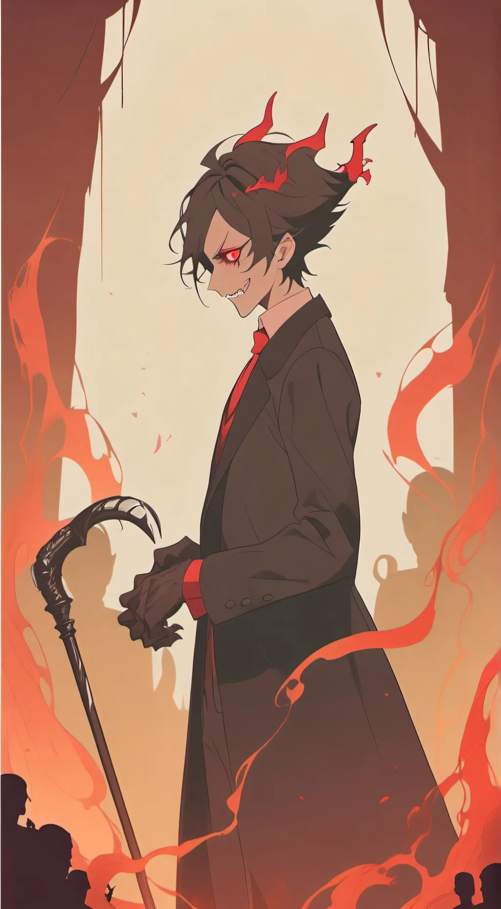ai character: Satan  background