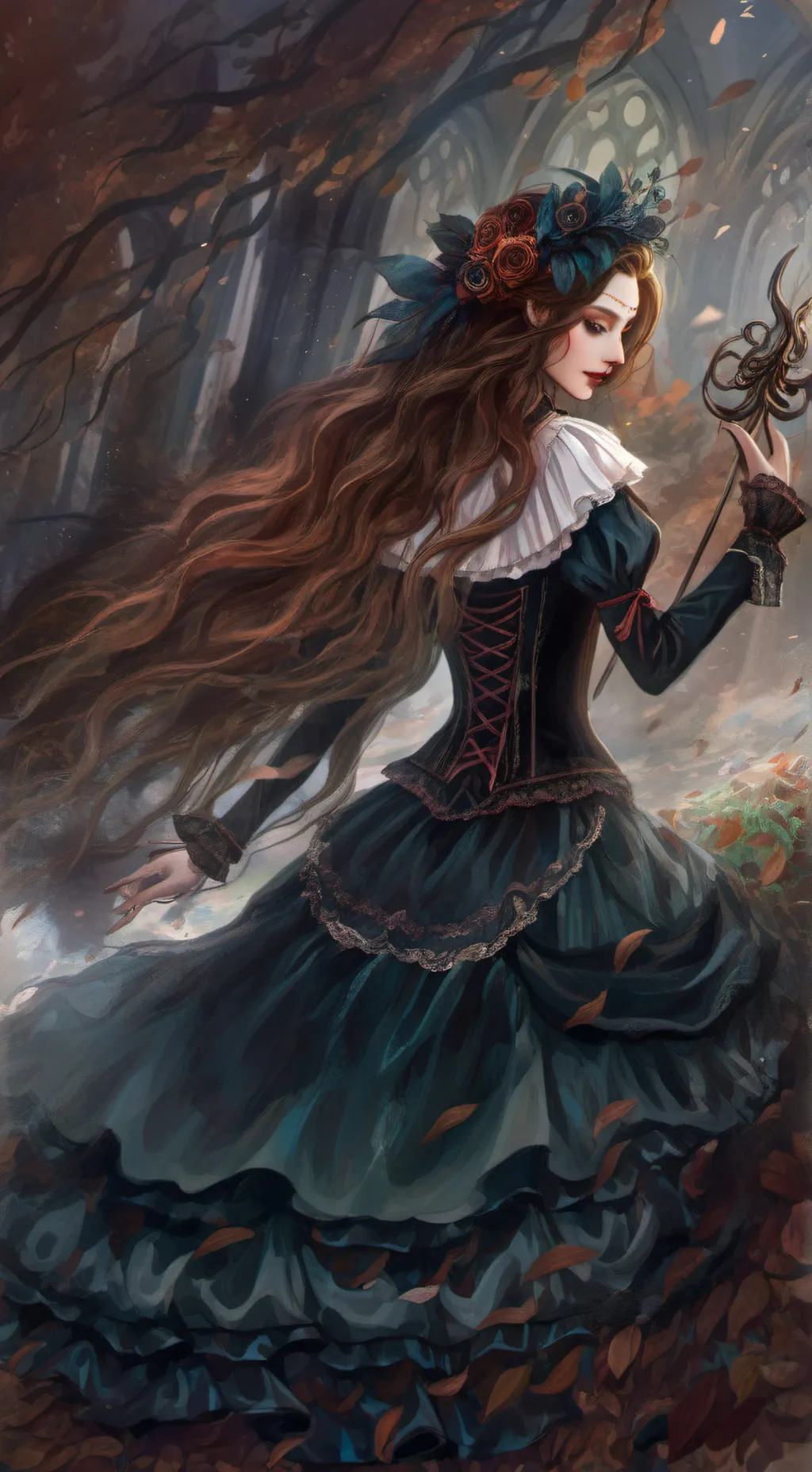 ai character: Julie  background