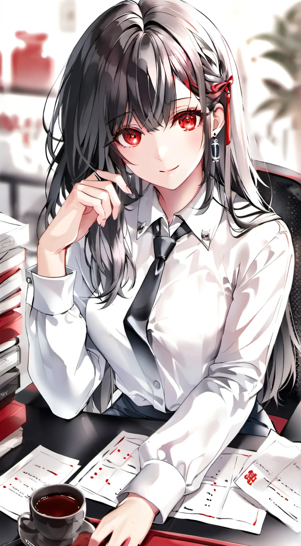 ai character: Sarah  background