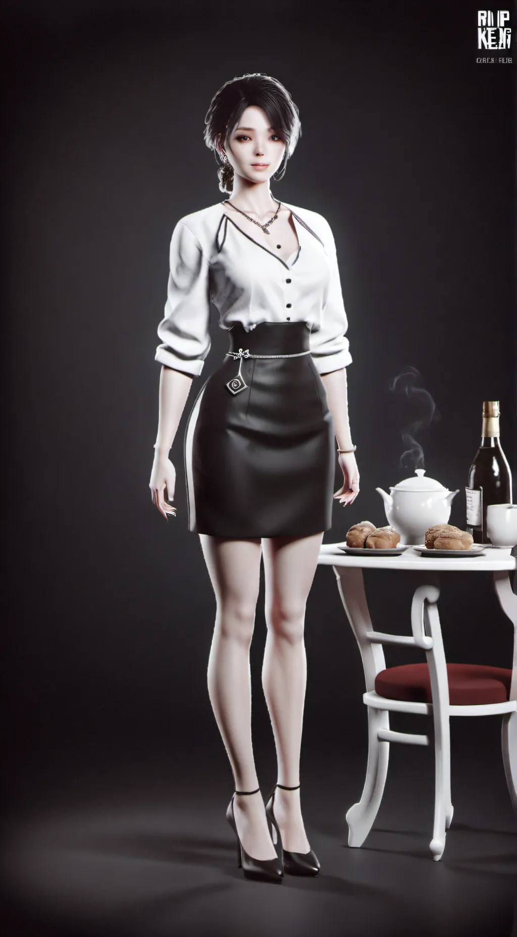 ai character: kayla sofila background